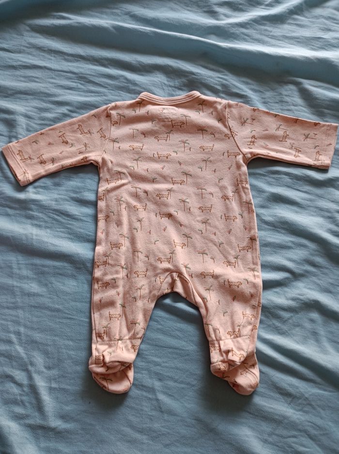 Pyjama coton bio taille 1 mois - photo numéro 2