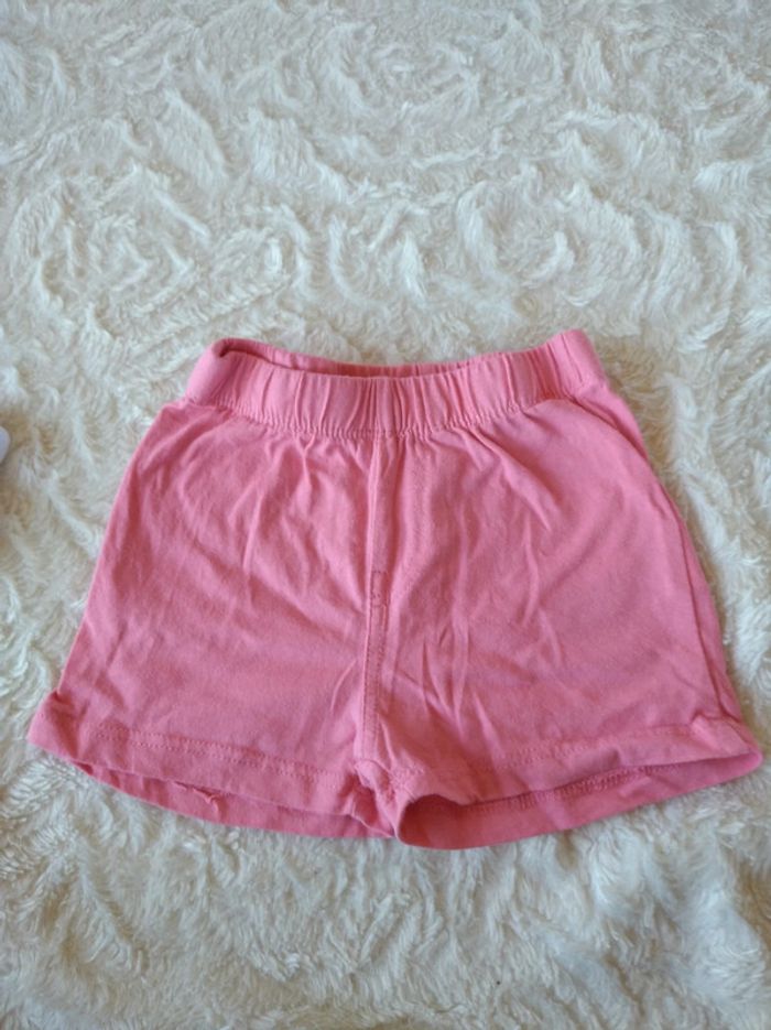 Ensemble été (tee shirt+short) Fille 6 mois Minnie Daisy Disney Baby 100% coton - photo numéro 11