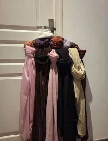 Lot de 10 foulard multicolore