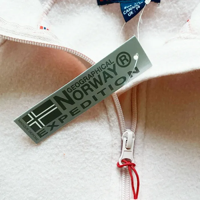 Geographical Norway Expedition Veste Active wear Rose poudré Femme Exclusive NEUF (Taille L) - photo numéro 3