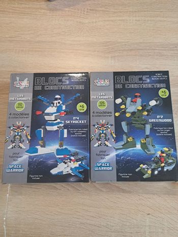 Lot de 2 boîtes de jeux de construction