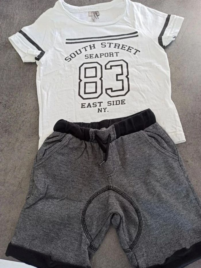 Ensemble short tee shirt manches courtes - photo numéro 2
