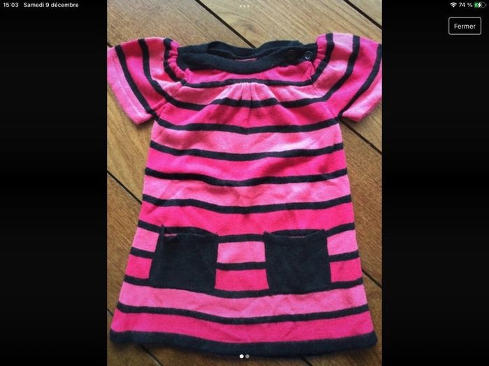 robe miss cutie 18 mois tbe
