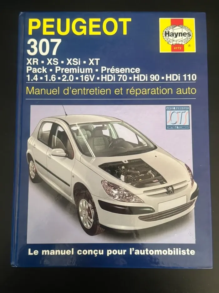 Manuel d’entretien et réparation automobile Peugeot 307