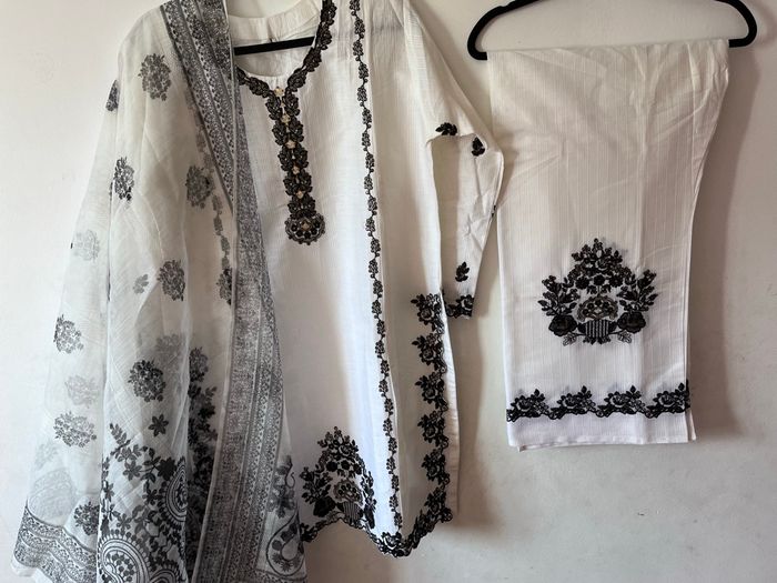 White cotton dress