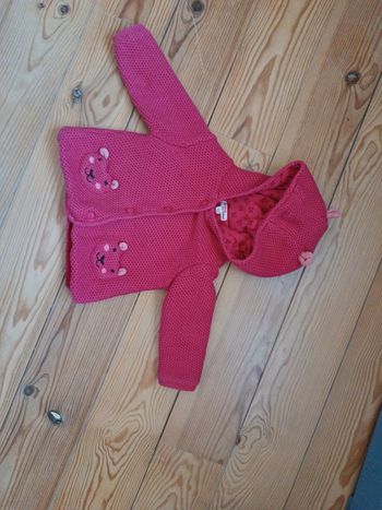 Jolie veste Du Pareil au Même fille 12 mois 74 cm en parfait état
