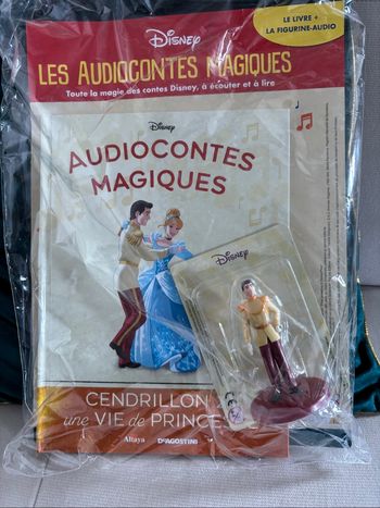 Figurine + Livre Cendrillon 2 n 98 Audiocontes Magiques Disney Altaya