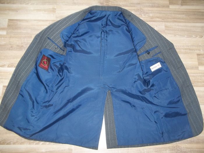 Costume bleu et gris Armand Thiériy & Sigrand - photo numéro 4