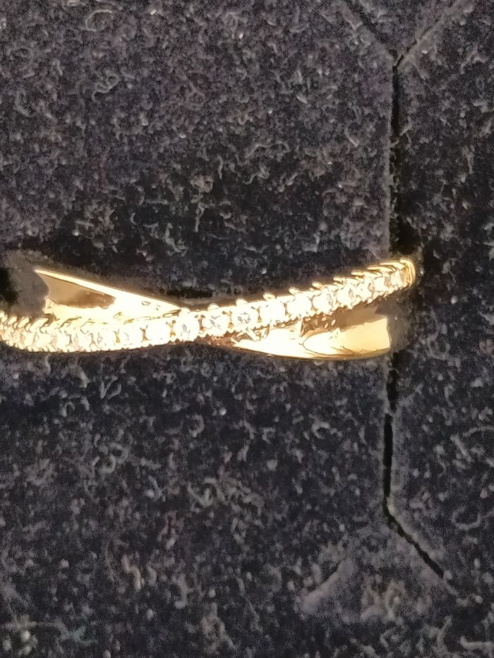 Bague plaqué or. - photo numéro 2