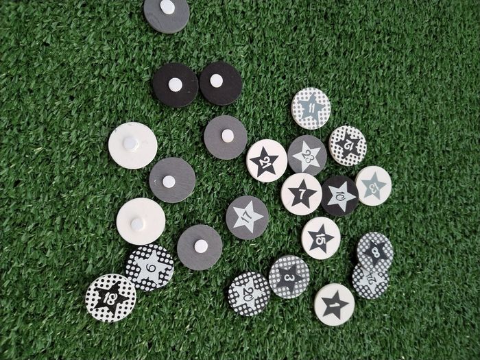 Lot de 24 chiffres en bois Calendrier de l'Avent Noël - photo numéro 2