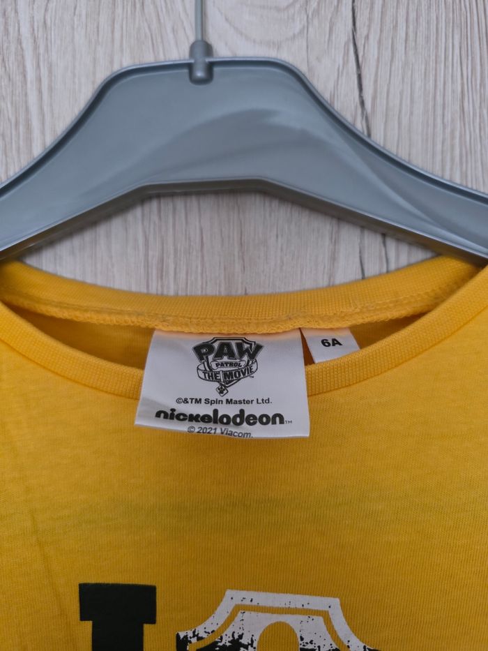 TEE-SHIRT GARÇON MANCHE LONGUE PAW PATROL NICKELEDEON 6ANS - photo numéro 3