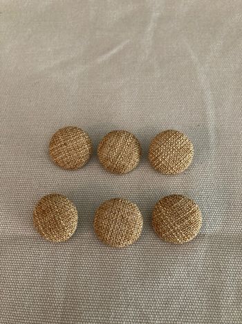 Boutons tissu