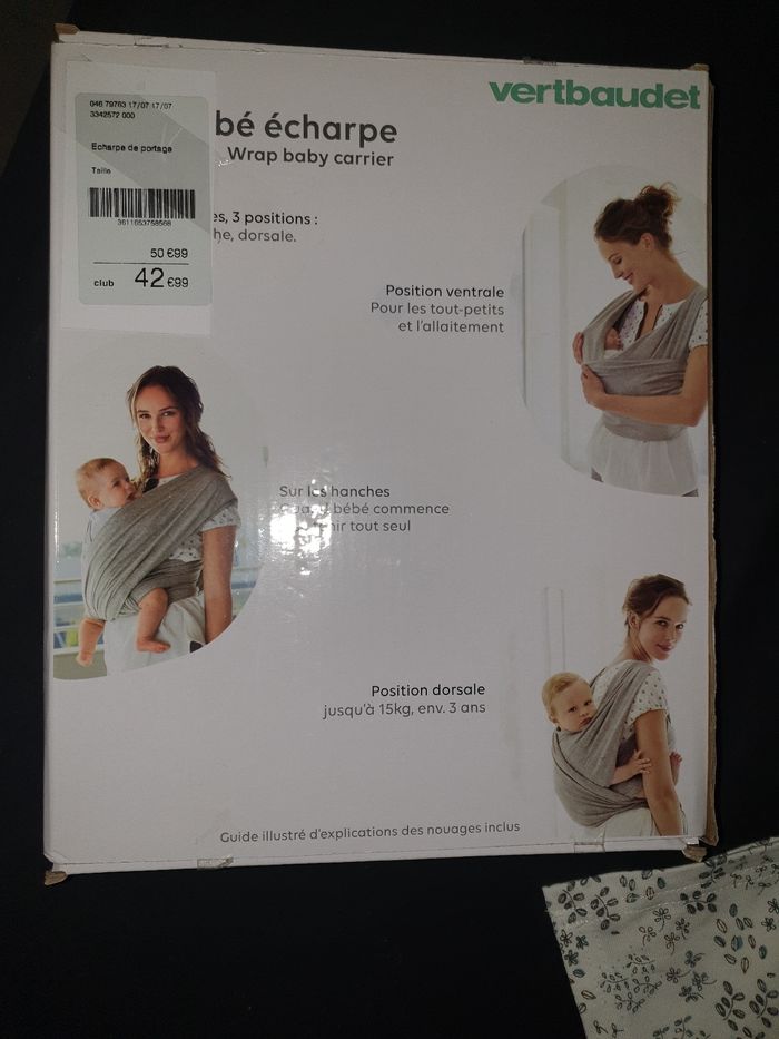 Porte bebe écharpe - photo numéro 3