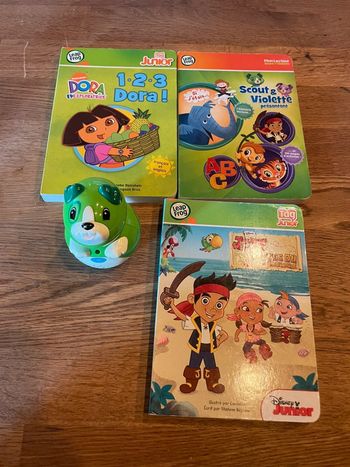 Lot de 3 Livres Leap Frog Tag junior avec le lecteur scout animal