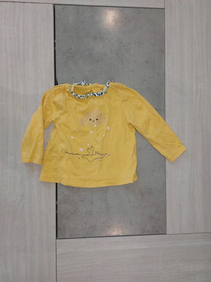 Haut manches longues / Du pareil au même/ 9 mois