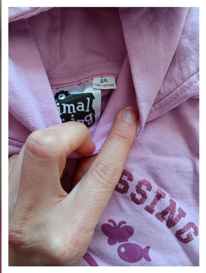Pull sweat capuche animal crossing 8 ans - photo numéro 2