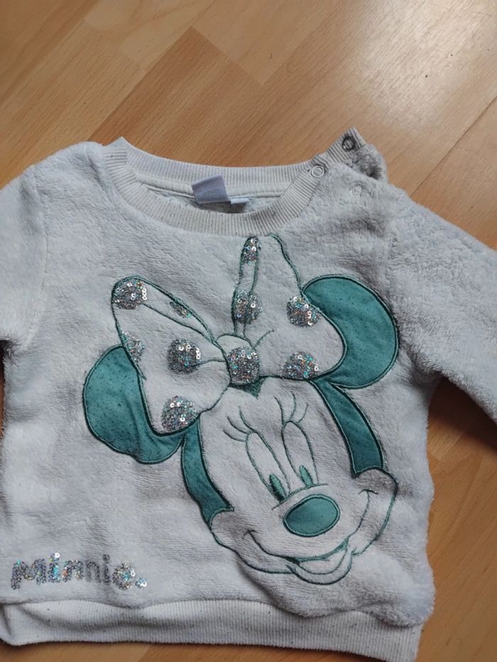 Sweat  pull Minnie, Disney, 18 mois