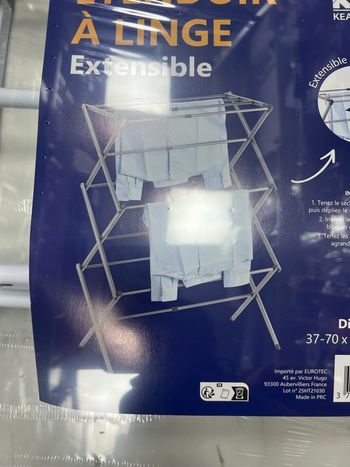 Étendoir à linge extensible