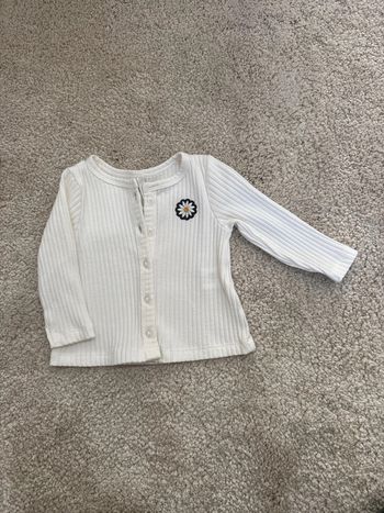 Gilet en maille côtelée