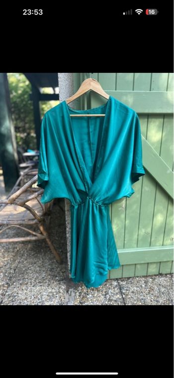 Robe de cérémonie verte XL