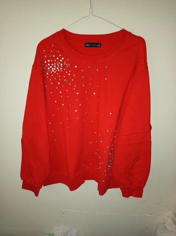 Sweat avec strass taille XL