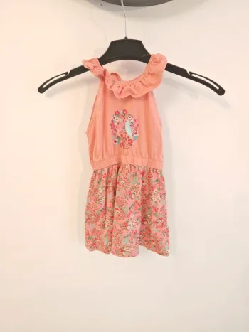 Robe d'été Sergent Major corail 3 ans