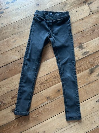 Pantalon Jegging jeans gris 10 ans Kiabi 