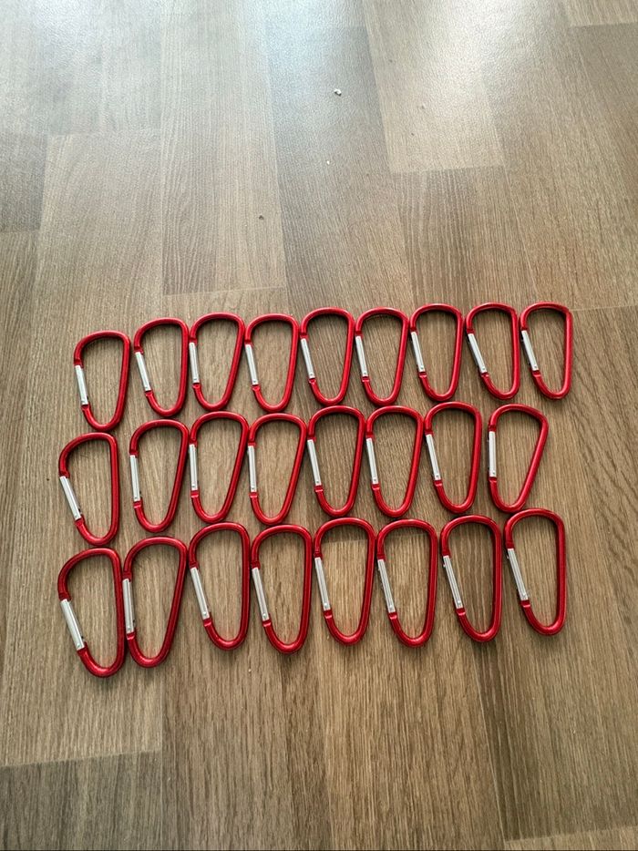 lot de 25 mousqueton