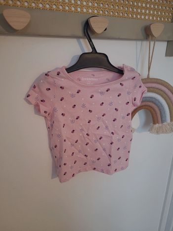 T-shirt bébé fille coccinelle 🐞