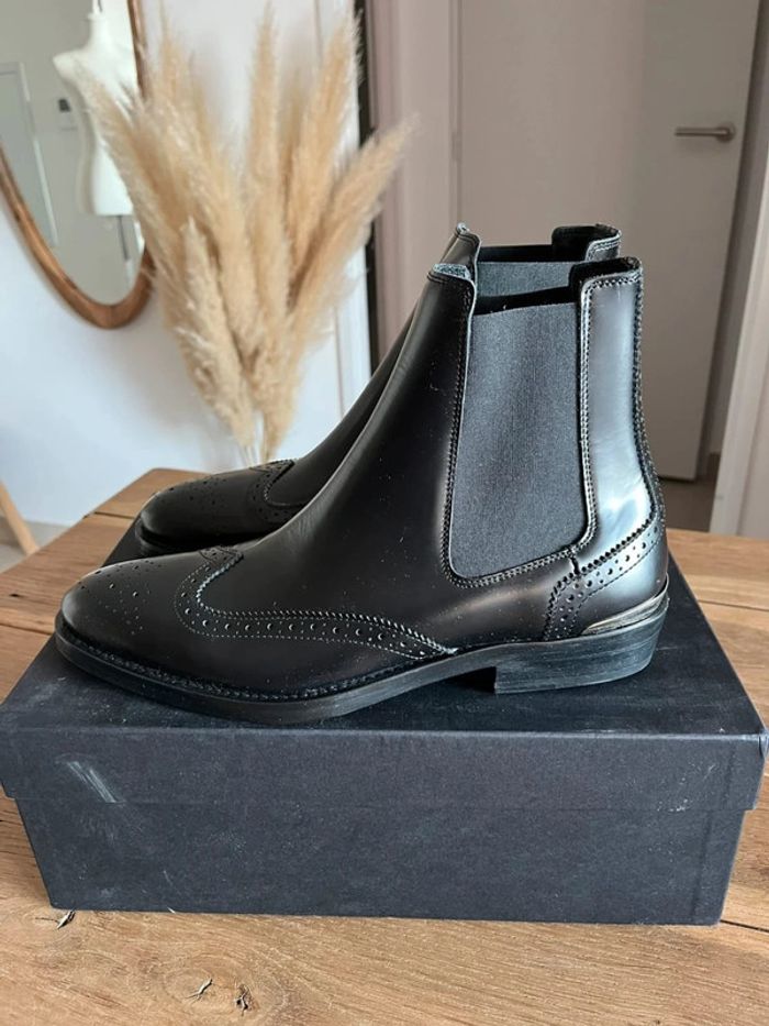 Bottines Chelsea noires The Kooples homme - photo numéro 3