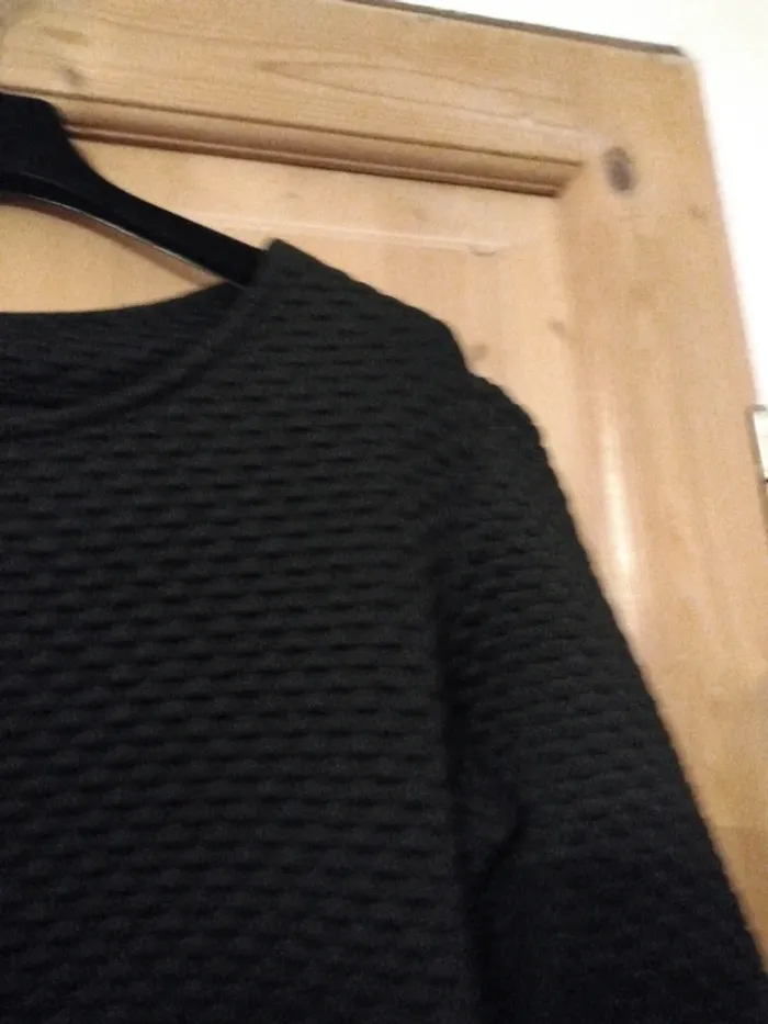 Robe Noire Unie Femme Neuve - photo numéro 7