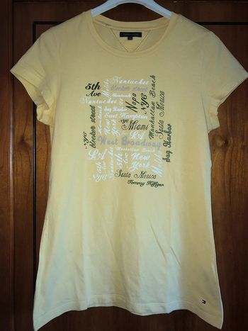 Long t-shirt jaune 40 Tommy Hilfiger neuf