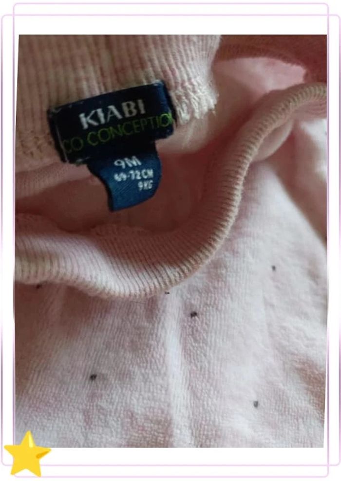 Pantalon velours a pois 9 mois kiabi - photo numéro 3