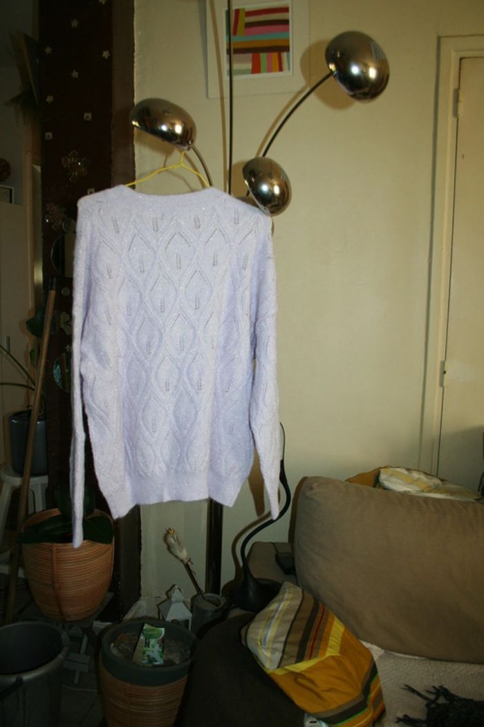 🌸👍Idéal pour les fêtes 👍#Pull - over #oversize Taille 44 Tendance 2024 "Mango" 🌸 - photo numéro 3