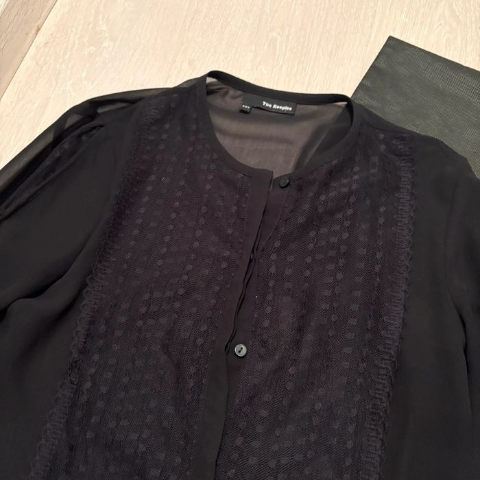 Chemise The Kooples • noire transparente • 34 🌿 - photo numéro 2