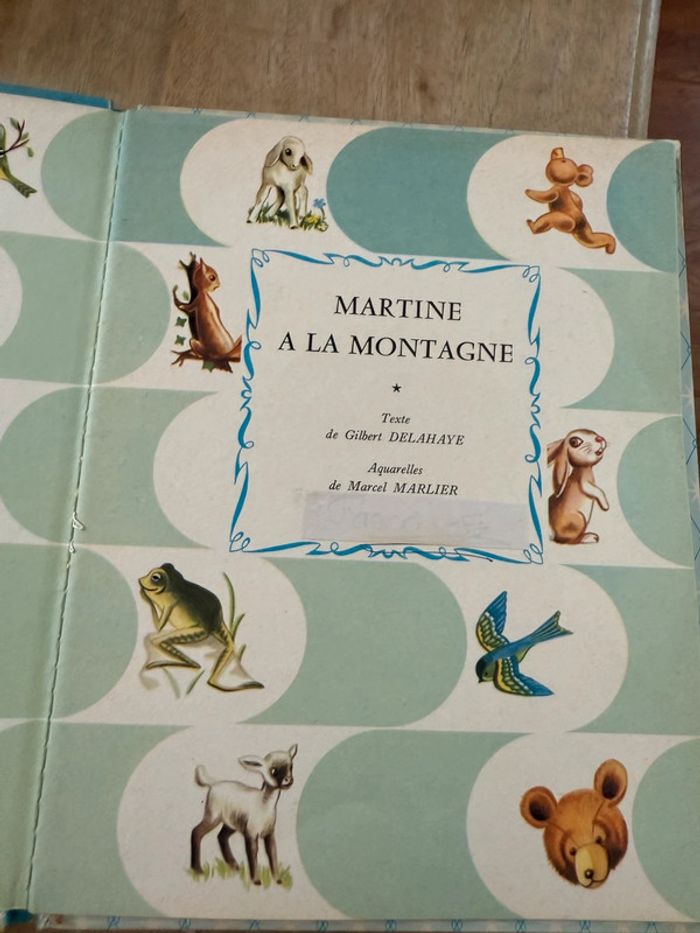 1959 Livre ancien bd album Martine à la montagne Casterman Collection Farandole Delahaye Marlier - photo numéro 3
