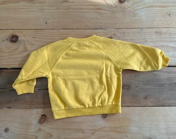 Sweat jaune Zara - photo numéro 3