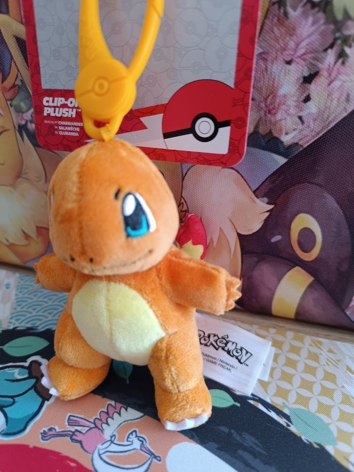 Porte Clés peluche Pokemon Salamèche - photo numéro 2