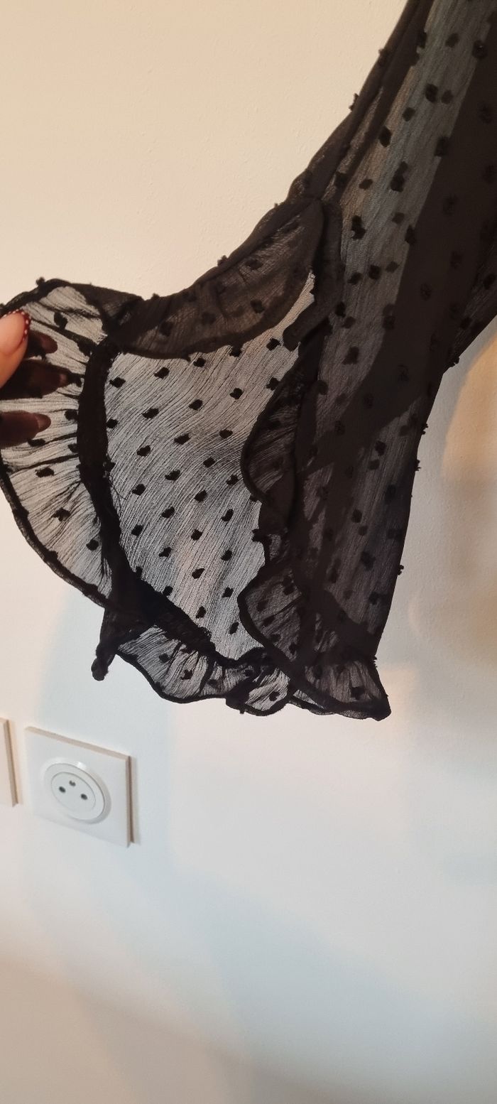 Blouse plumetis neuve Taille L Zara - photo numéro 5