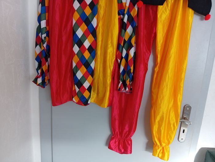 Déguisement Arlequin multicolore M/L - photo numéro 3