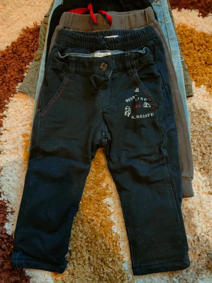 Lot 8 pantalons / jeans / jogging - photo numéro 3