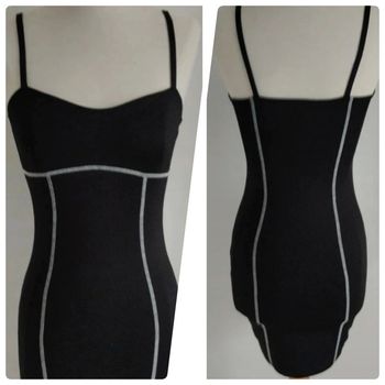 Robe moulante noire  à bretelles H&M taille 36