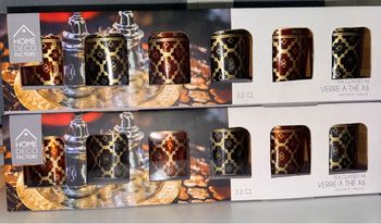 NEUF! Verre a thé x6