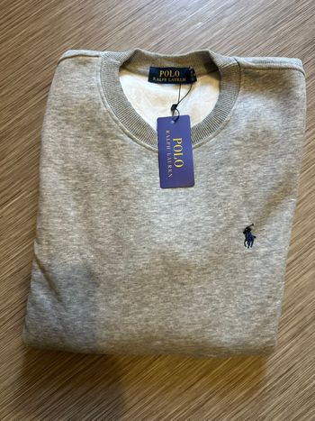 Pull ralph lauren gris