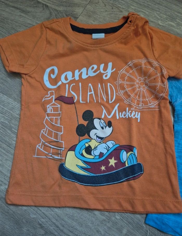 Lot t-shirts manches courtes 12 mois - photo numéro 3