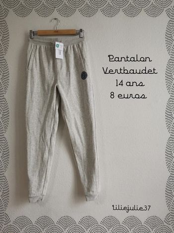 Pantalon Vertbaudet 14 ans