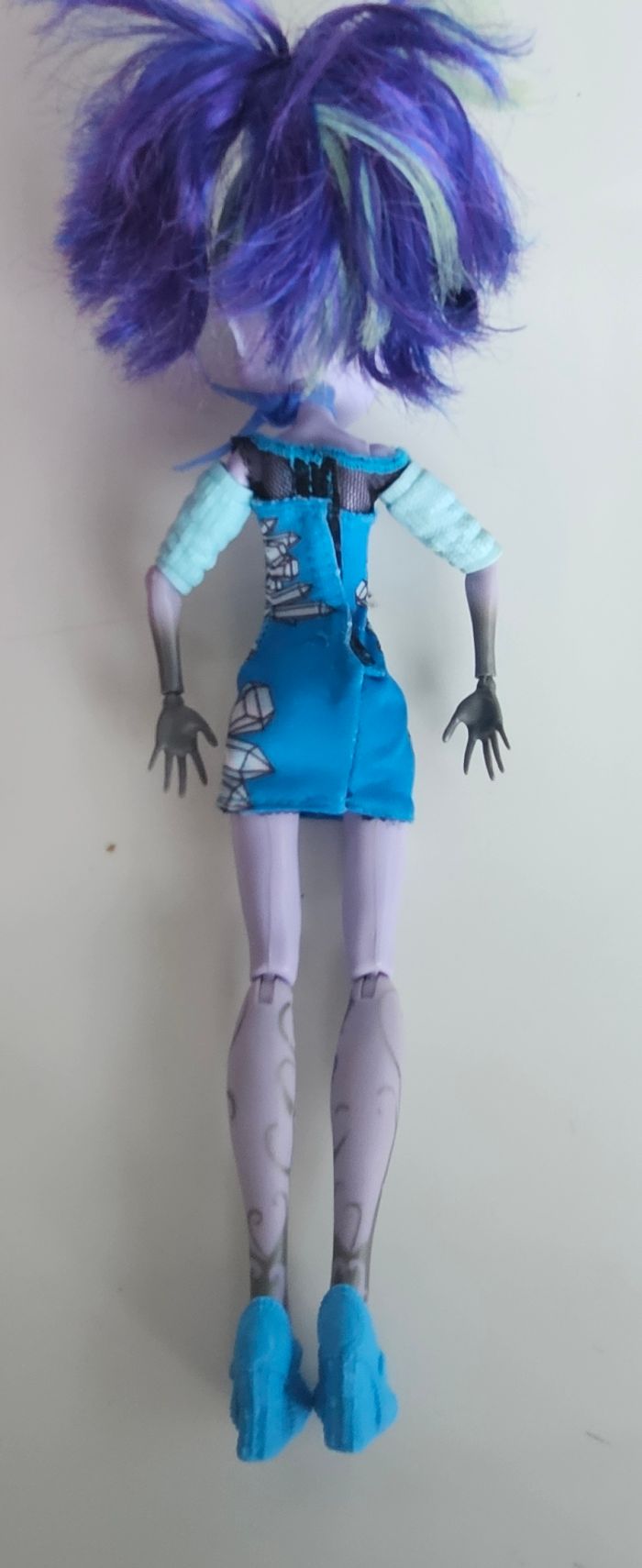 Poupée monster higt  bleu - photo numéro 3