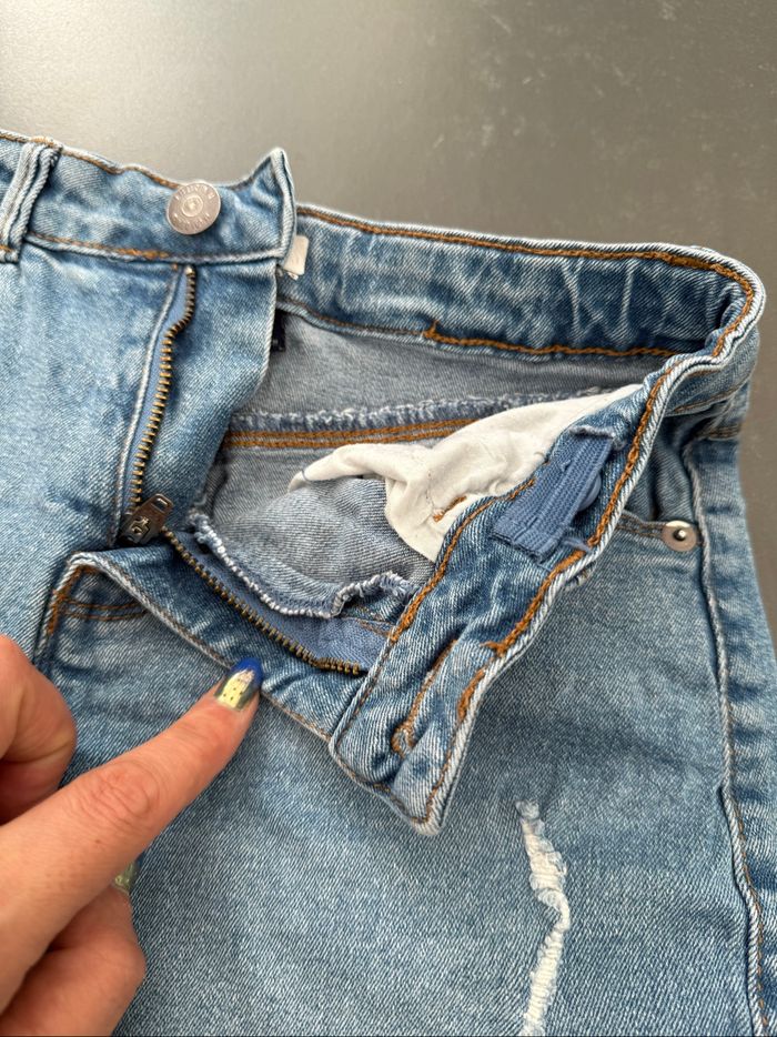 Short jean bleu clair - photo numéro 3