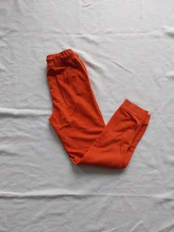 Bas jogging leger orange/brique T12A