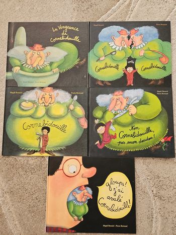 Lots de 5 livres Cornebidouille